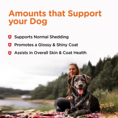 Show full view: Nutri-Vet Fish Oil Softgels Skin & Coat Supplement for Dogs, 100 count slide 7 of 11