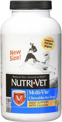 Show full view: Nutri-Vet Fish Oil Softgels Skin & Coat Supplement + Multi-Vite Chewable Supplement for Dogs slide 6 of 8