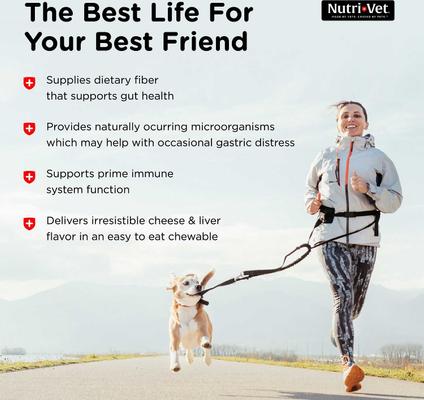 Show full view: Nutri-Vet Fish Oil Softgels Skin & Coat Supplement + Pre & Probiotics Soft Chews Digestive Supplement for Dogs slide 9 of 9