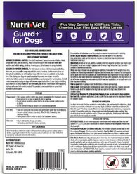 Nutri-Vet Guard Plus Flea & Tick Treatment for Medium Dogs, 23-44 lbs, 3 doses slide 2 of 7