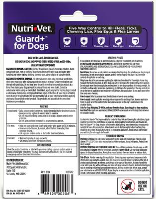 Show full view: Nutri-Vet Guard Plus Flea & Tick Treatment for Medium Dogs, 23-44 lbs, 3 doses slide 2 of 8