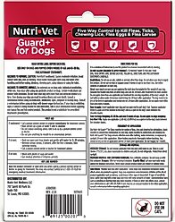 Nutri-Vet Guard Plus Flea & Tick Treatment for Medium Dogs, 45-88 lbs, 3 doses slide 2 of 7