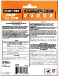 Nutri-Vet Guard Plus Flea & Tick Treatment for X-Small Dogs, 5-22 lbs, 3 doses slide 2 of 7