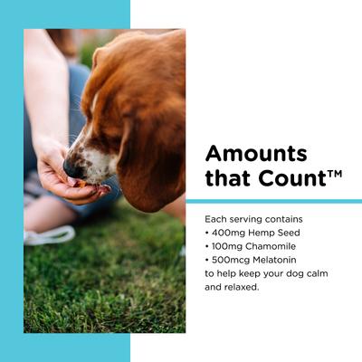 Show full view: Nutri-Vet Hemp Peanut Butter & Honey Flavor Calming Soft Chew Supplement for Adult Dogs, 12.7-oz slide 4 of 10