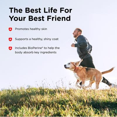 Show full view: Nutri-Vet Hemp Peanut Butter & Honey Flavor Skin & Coat Soft Chew Supplement for Adult Dogs, 12.7-oz slide 5 of 10