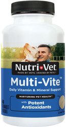 Nutri-Vet Multi-Vite Chewable Tablets Multivitamin for Dogs, 60 count
