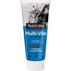 Nutri-Vet Multi-Vite Salmon Flavored Gel Multivitamin for Cats, 3-oz tube