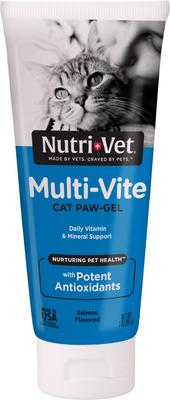 Show full view: Nutri-Vet Multi-Vite Salmon Flavored Gel Multivitamin for Cats, 3-oz tube slide 1 of 12