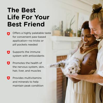 Show full view: Nutri-Vet Multi-Vite Salmon Flavored Gel Multivitamin for Cats, 3-oz tube slide 5 of 12