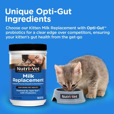 Show full view: Nutri-Vet Powder Milk Supplement for Cats, 12-oz slide 4 of 10