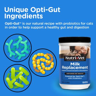 Show full view: Nutri-Vet Powder Milk Supplement for Cats, 12-oz slide 6 of 10
