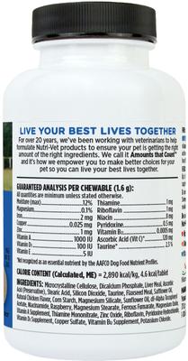 Show full view: Nutri-Vet Puppy-Vite Chewable Tablets Multivitamin for Dogs, 60 count slide 8 of 11