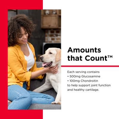 Show full view: Nutri-Vet Regular Strength Chewable Tablets Joint Supplement for Dogs, 120 count slide 5 of 11