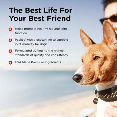 Show full view: Nutri-Vet Regular Strength Chewable Tablets Joint Supplement for Dogs, 75 count slide 6 of 11