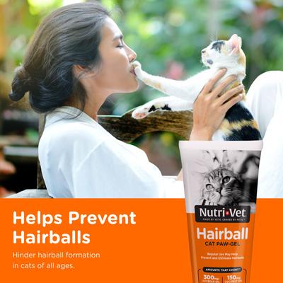 Show full view: Nutri-Vet Salmon Flavored Gel Hairball Control Supplement for Cats, 3-oz tube slide 3 of 11