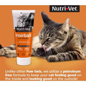 Nutri-Vet Salmon Flavored Gel Hairball Control Supplement for Cats, 3-oz tube