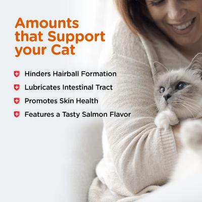Show full view: Nutri-Vet Salmon Flavored Gel Hairball Control Supplement for Cats, 3-oz tube slide 7 of 11