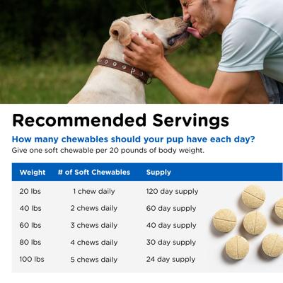 Show full view: Nutri-Vet Senior-Vite Liver Flavor Chewable Tablet Multivitamin for Senior Dogs, 120 count slide 6 of 11