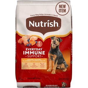 Nutrish Everyday Immune Support Chicken, Salmon, Blueberry & Pumpkin Recipe Dry Dog Food, 13-lb bag (Rachael Ray)