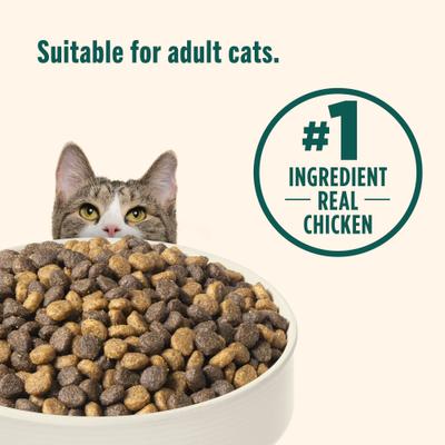 Show full view: Nutrish Whole Health Blend Indoor Complete Chicken with Lentils & Salmon Recipe Dry Cat Food (Rachael Ray), 3-lb bag slide 6 of 13
