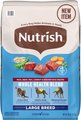 Nutrish Whole Health Blend Large Breed Real Beef, Pea, Carrot & Brown Rice Recipe Dry Dog Food, 40-lb b...