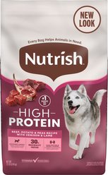Nutrish High Protein Beef, Potato & Peas Recipe with Venison & Lamb Dry Dog Food, 12-lb bag (Rachael Ray)