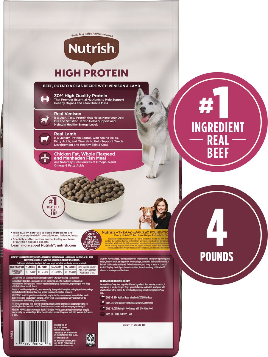 Rachael Ray Nutrish PEAK Natural Grain-Free Red Range Recipe with Lamb & Beef Wet Dog Food