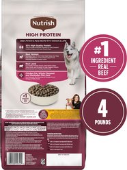 Rachael Ray Nutrish High Protein Beef, Potato & Peas Recipe with Venison & Lamb Dry Dog Food, 4-lb bag slide 2 of 8
