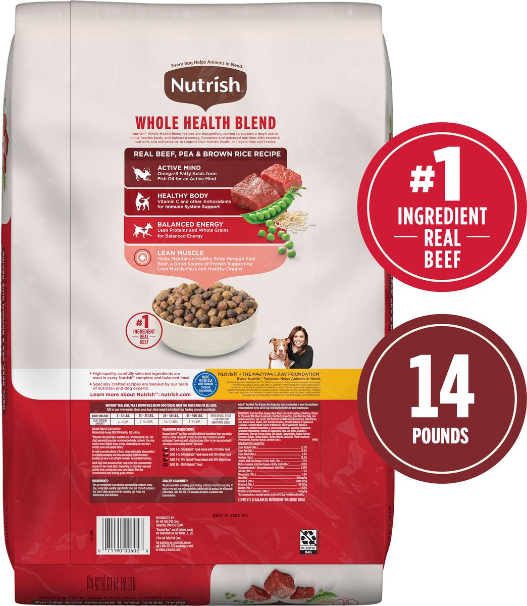 Hill's Ideal Balance Crafted Roasted Beef, Peas & Buckwheat Recipe Dry Dog Food