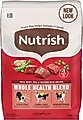 Nutrish Whole Health Blend Real Beef, Pea, & Brown Rice Recipe Dry Dog Food, 40-lb bag