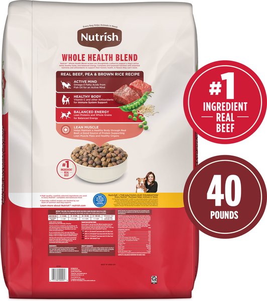 Rachael Ray Nutrish Real Beef, Pea, & Brown Rice Recipe Dry Dog Food