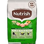 Nutrish Whole Health Blend Real Chicken & Veggies Recipe Dry Dog Food, 14-lb bag