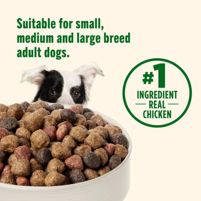 Show full view: Nutrish Whole Health Blend Real Chicken & Veggies Recipe Dry Dog Food, 28-lb bag slide 6 of 13