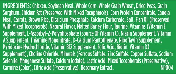 Show full view: Nutrish Whole Health Blend Real Chicken & Veggies Recipe Dry Dog Food, 40-lb bag slide 9 of 13