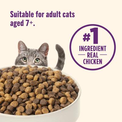 Show full view: Nutrish Senior Healthy Aging Chicken, Chickpea & Salmon Recipe Dry Cat Food, 13-lb bag (Rachael Ray) slide 7 of 13