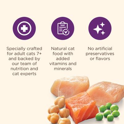 Show full view: Nutrish Senior Healthy Aging Chicken, Chickpea & Salmon Recipe Dry Cat Food, 13-lb bag (Rachael Ray) slide 6 of 13