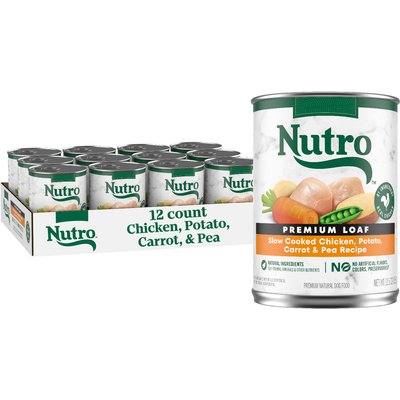 Nutro Nutro Tender Chicken, Rice & Oatmeal Canned Dog Food, 12.5-oz, 12 ct