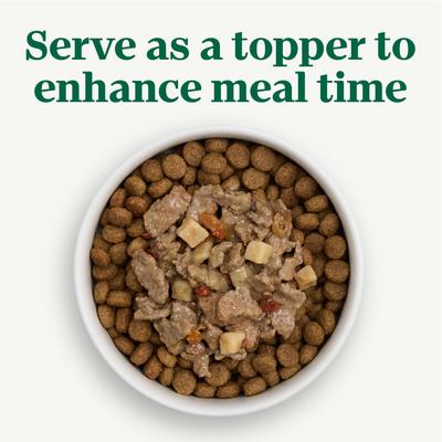 Show full view: Nutro Grain-Free Simmered Beef Stew & Savory Lamb Stew Cuts in Gravy Variety Pack Adult Dog Food Trays, 3.5-oz tray, bundle of 24  slide 5 of 11