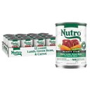 Nutro Hearty Stew Meaty Lamb, Green Bean & Carrot Cuts in Gravy Grain-Free Adult Canned Wet Dog Food, 12.5-oz, case of 12