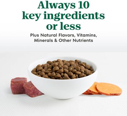 Show full view: Nutro Limited Ingredient Diet Adult Sensitive Support with Real Lamb & Sweet Potato Grain-Free Dry Dog Food, 22-lb bag slide 4 of 10