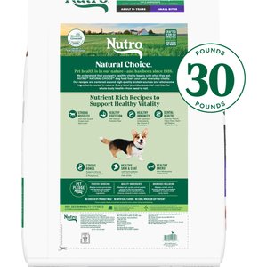 Nutro Natural Choice Adult Small Bites Recipe Lamb & Brown Rice Dry Dog Food, 30-lb bag