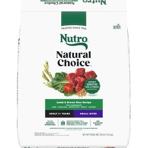 Nutro Natural Choice Adult Small Bites Recipe Lamb & Brown Rice Dry Dog Food, 30-lb bag