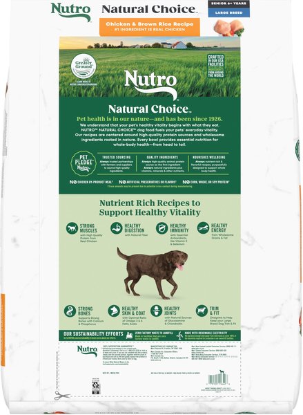 Nutro Natural Choice Large Breed Senior Dry Dog Food