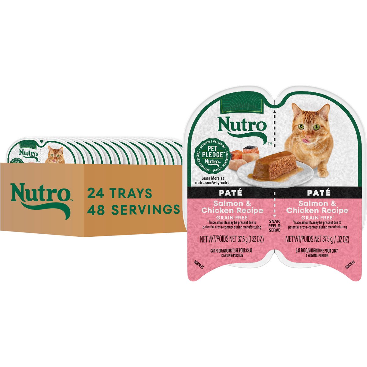 Nutro Perfect Portions Salmon & Chicken Cat Food, 2.65-oz, 24 ct