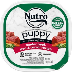 Nutro Bites in Gravy Tender Beef, Pea & Carrot Recipe Wet Dog Food