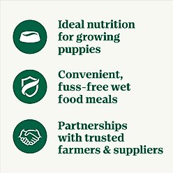 Nutro Puppy Tender Grain-Free Chicken, Sweet Potato & Pea Recipe Bites in Gravy Wet Dog Food Trays, 3.5-oz, case of 24 slide 2 of 6