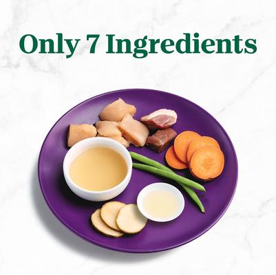 Show full view: Nutro So Simple Meal Complement Chicken & Duck Recipe in Bone Broth Grain-Free Adult Wet Dog Food Topper, 2-oz tray, case of 10 slide 8 of 11