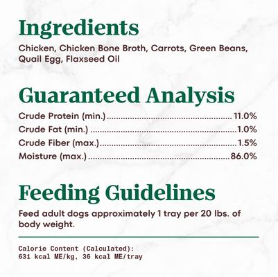 Show full view: Nutro So Simple Meal Complement Chicken Recipe in Bone Broth Grain-Free Adult Wet Dog Food Topper, 2-oz tray, case of 10 slide 7 of 11