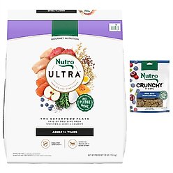 Nutro Ultra Adult Dry Food + Crunchy with Real Mixed Berries Dog Treats
