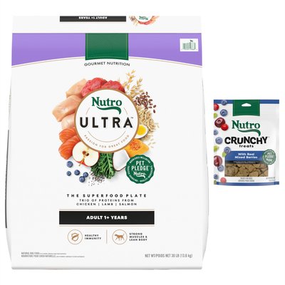 Nutro Nutro Ultra Adult Dry Food + Crunchy with Real Mixed Berries Dog Treats
